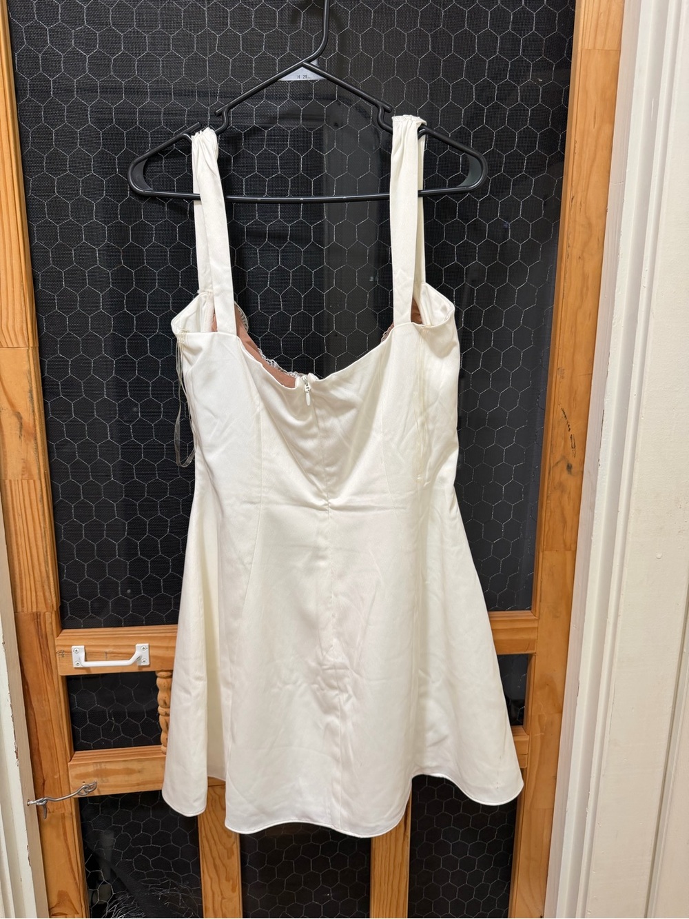 House of CB White Lace-Trim Slip Dress - Picture 3 of 3